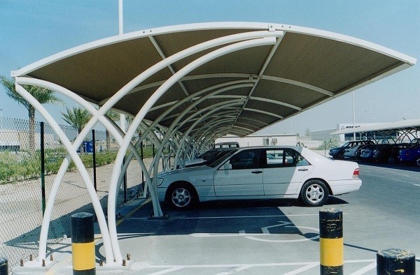 nhà xe 1 tầng